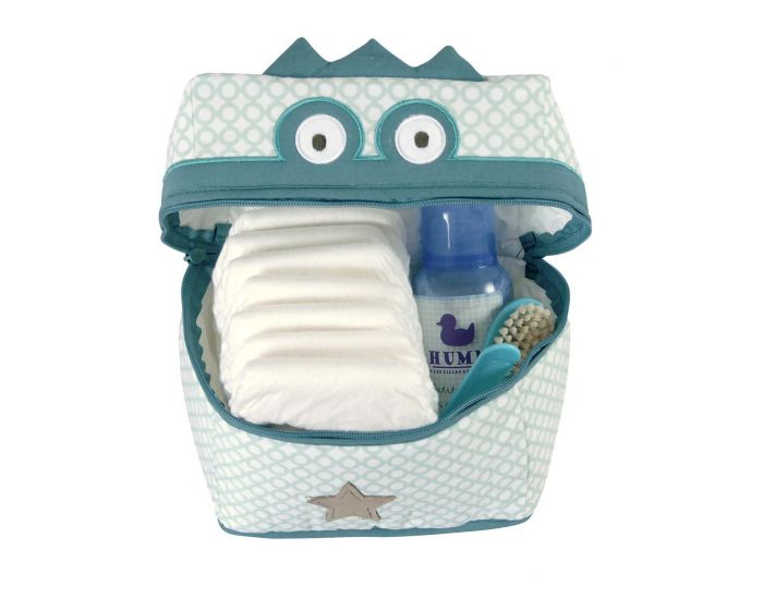 LITTLE CREVETTE Trousse de toilette Crocrodile (5)