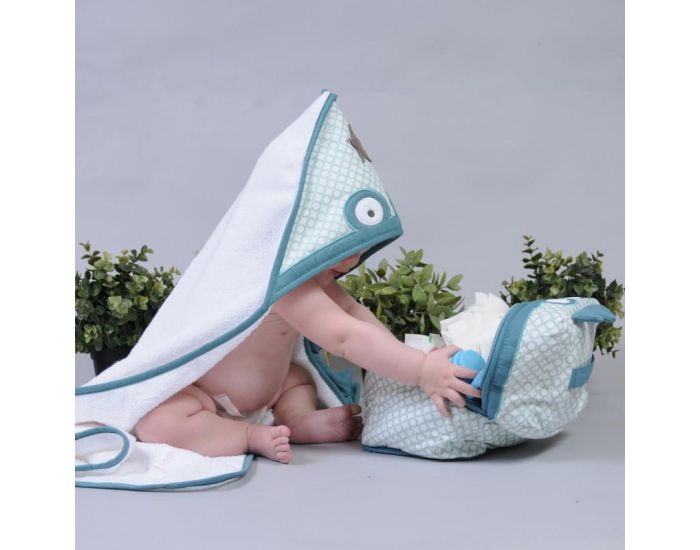 LITTLE CREVETTE Trousse de toilette Crocrodile (3)