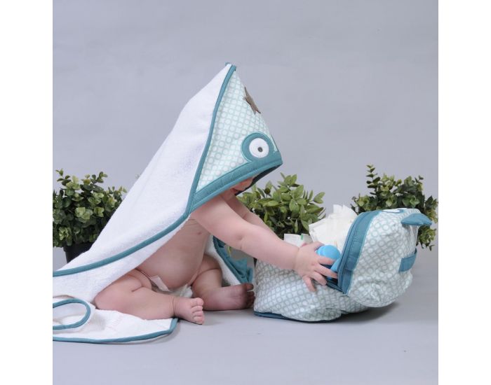 LITTLE CREVETTE Trousse de toilette Crocrodile (7)