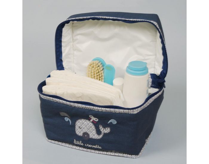 LITTLE CREVETTE Trousse de toilette Baleine (15)