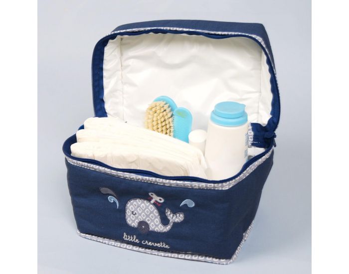 LITTLE CREVETTE Trousse de toilette Baleine (5)
