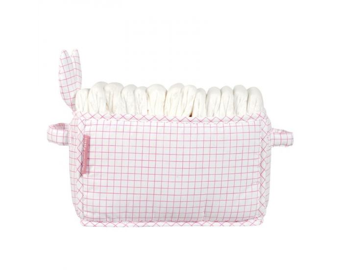 LITTLE CREVETTE Bac  couches lapin Petits carreaux (2)
