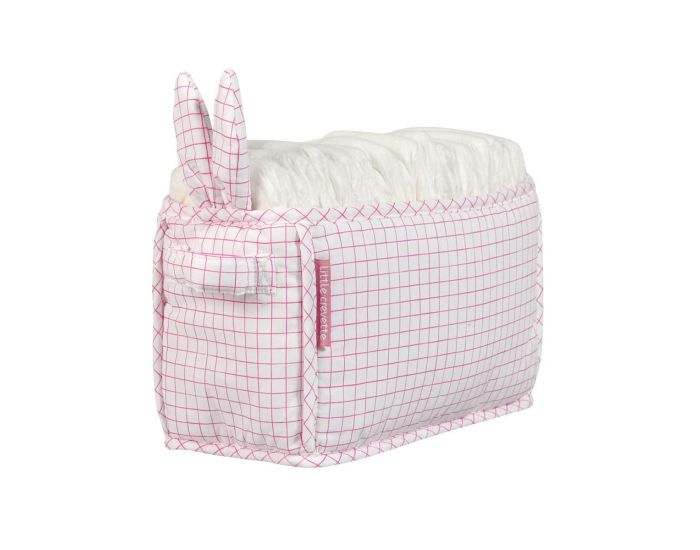 LITTLE CREVETTE Bac  couches lapin Petits carreaux (3)