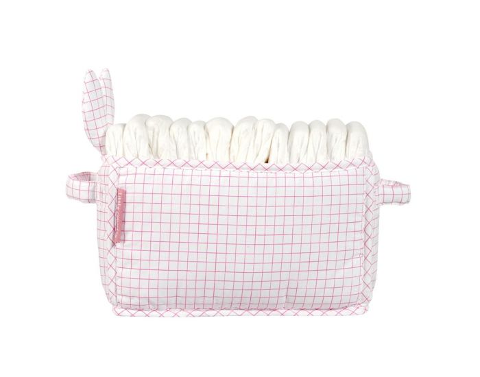 LITTLE CREVETTE Bac  couches lapin Petits carreaux (5)
