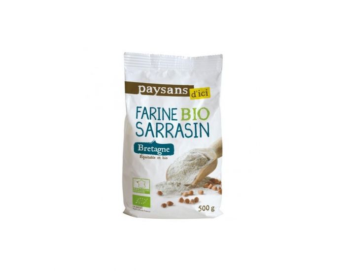 PAYSANS D'ICI Farine au Sarrasin  Bio & Equitable - 500 g (1)
