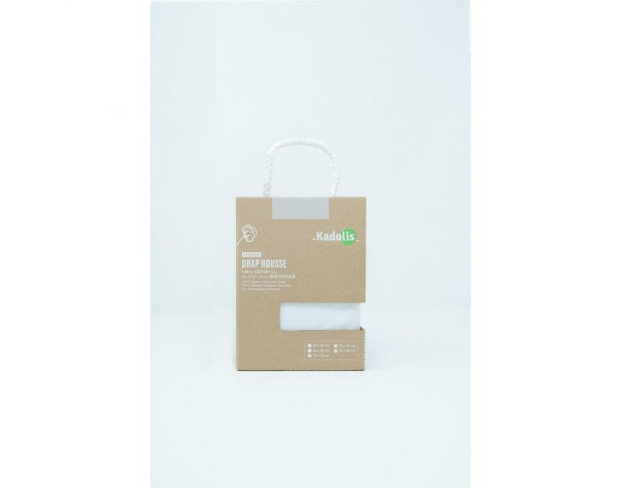 KADOLIS Drap housse Coton Bio - Landau Bois de rose (8)