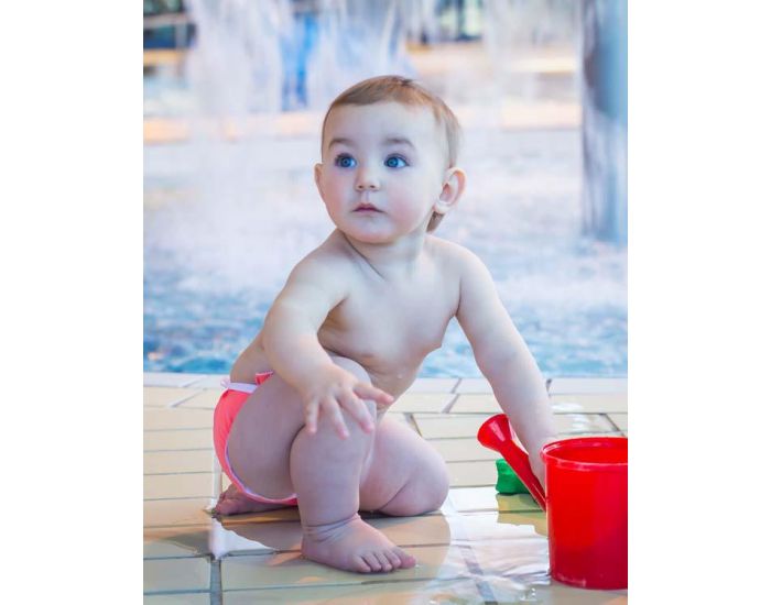 APPLECHEEKS Maillot de bain Lavable - Taille 3 (13.5-30kg) - Flamenco (2)