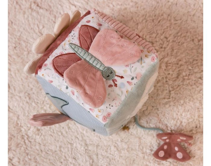 LITTLE DUTCH Cube d'Activit�s Soft - Flowers Butterflies - D�s 12 mois (3)
