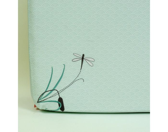 LITTLE CREVETTE Drap-housse Flamant rose (8)