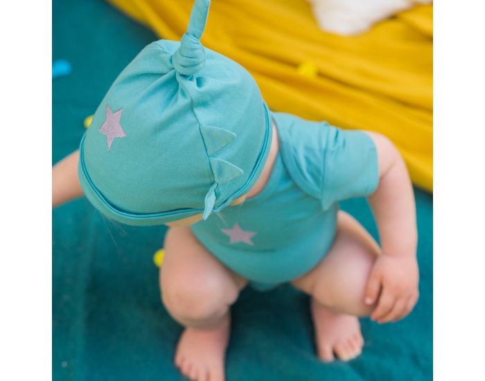 LITTLE CREVETTE Coffret cadeau body et bonnet toile (6)