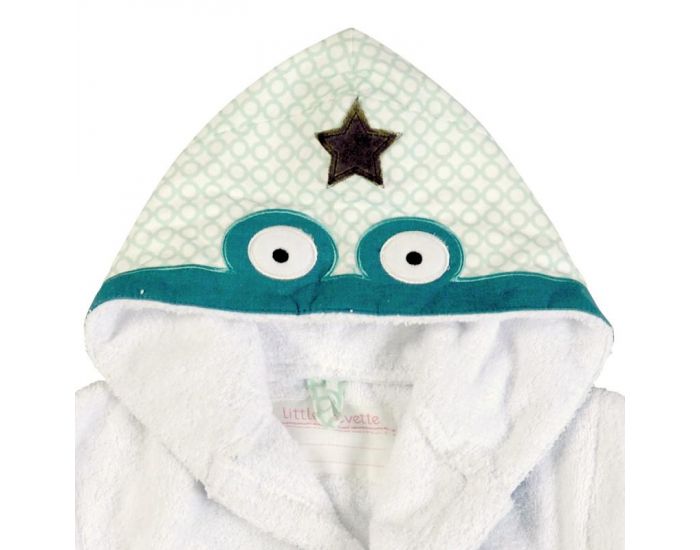 LITTLE CREVETTE Peignoir enfant Crocrodile (2)