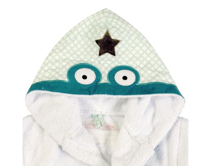 LITTLE CREVETTE Peignoir enfant Crocrodile (6)