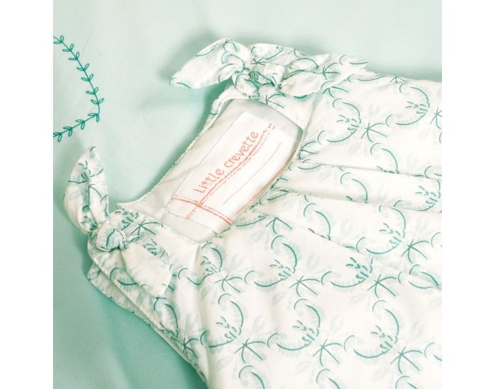 LITTLE CREVETTE Gigoteuse fille bleue Garden Party (1)