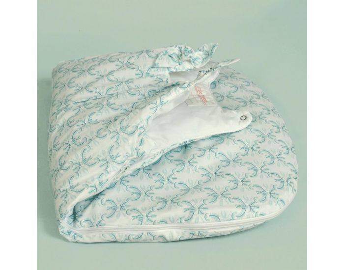 LITTLE CREVETTE Gigoteuse fille bleue Garden Party (4)