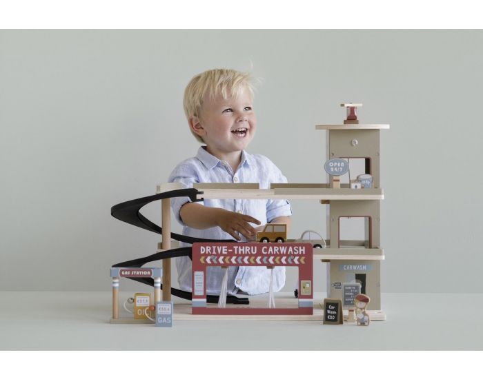 LITTLE DUTCH Garage et Station de Lavage en Bois - D�s 3 ans (3)