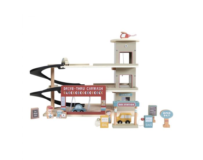 LITTLE DUTCH Garage et Station de Lavage en Bois - D�s 3 ans (1)