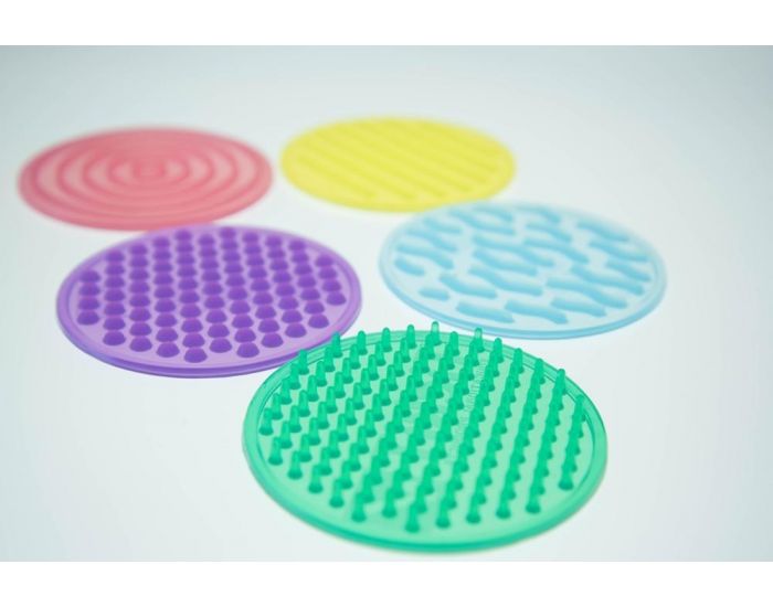 TICKIT Set de 10 Disques Sensoriels Textur�s - D�s 3 ans (2)