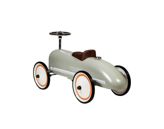 LITTLE DUTCH Porteur voiture r�tro Olive - D�s 2 ans (2)