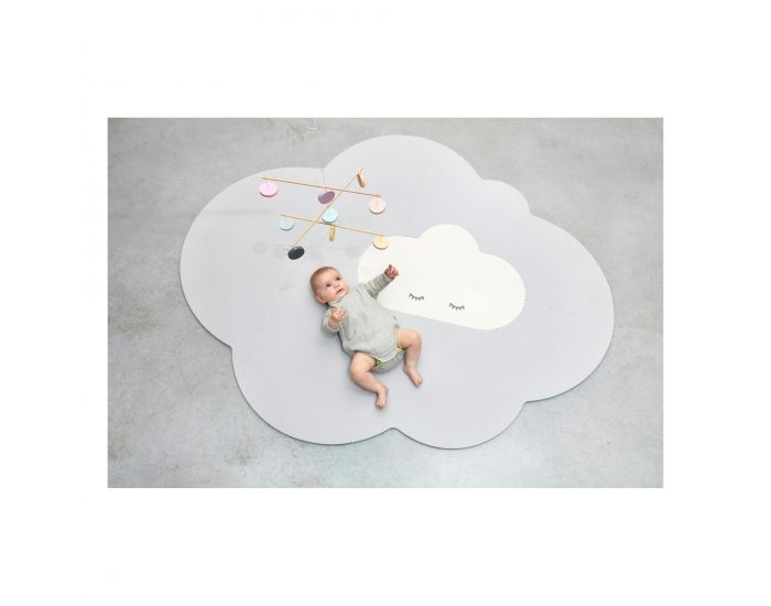 QUUT Grand Tapis de Jeu Nuage - Gris Perle - D�s 1 an (1)