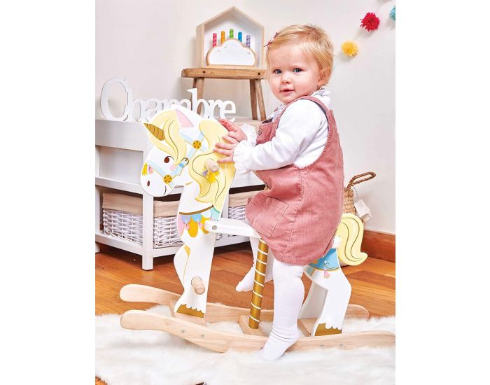 LE TOY VAN Licorne � Bascule Carrousel - D�s 1 an (3)