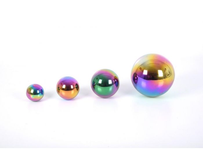 TICKIT Set de 4 Balles Rflchissantes et Sensorielles Multicolores - Ds 12 mois (1)