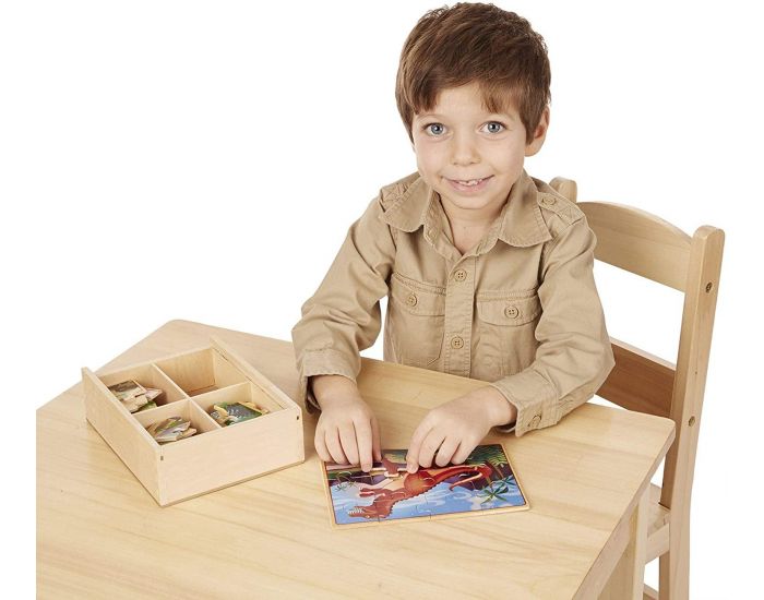 MELISSA & DOUG Ensemble puzzles dinosaures 12 pi�ces - D�s 2 ans (3)