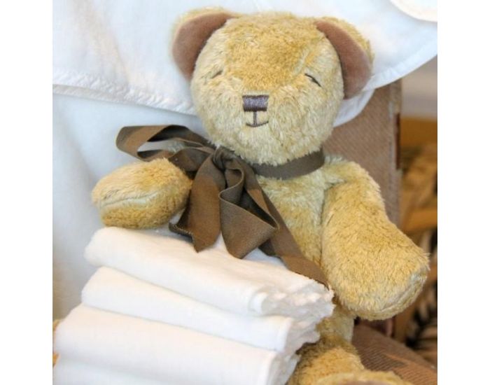 MAUD'N LIL Doudou Ours en Coton Bio & Bambou (2)