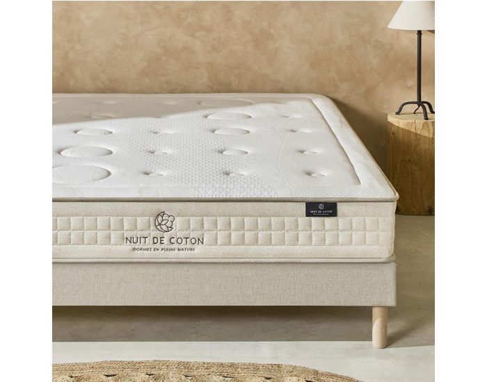 NUIT DE COTON Matelas Pr�lude 2.0 Bio Latex 100% Naturel - 1 Personne (5)