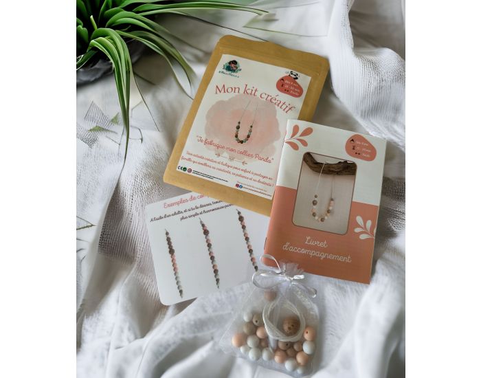 MAWEN MATERNE Kit Cr�atif Enfant Je Fabrique Mon Collier - Panda - D�s 4 ans (1)
