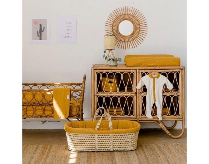 GLOOP! Couffin B�b� Palme & Coton Bio Boho (2)