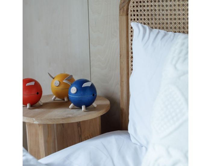 PLAN TOYS Tirelire Cochon bleue - D�s 3 ans (3)