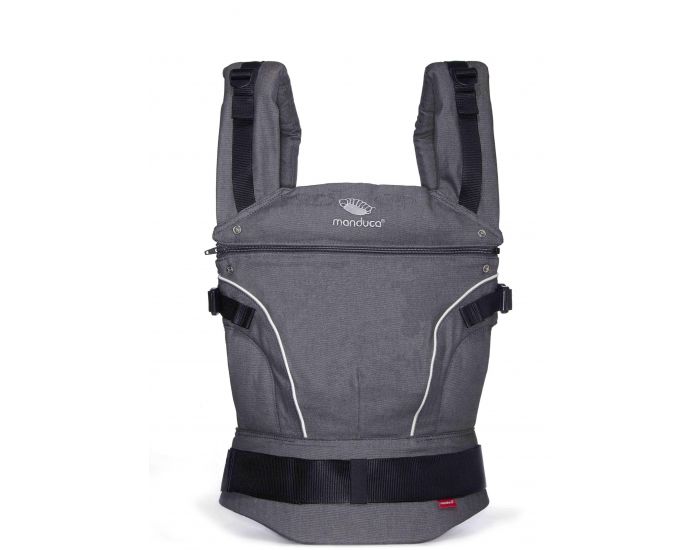 MANDUCA Porte-b�b� Pure Cotton DarkGrey (1)