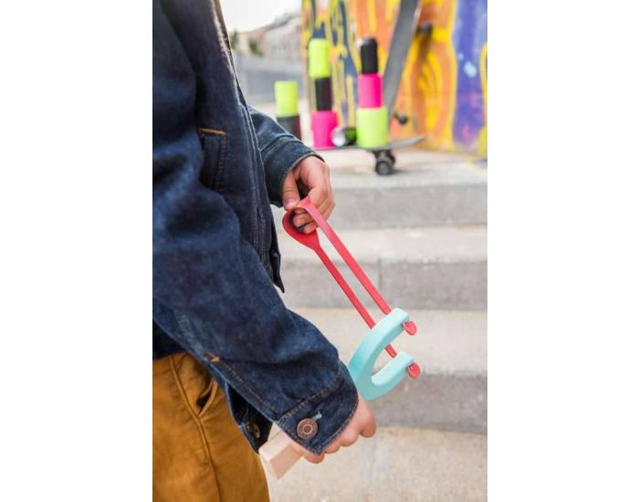 ME AND MINE Catapulte lance-pompons - Rose - Me & Mine (1)