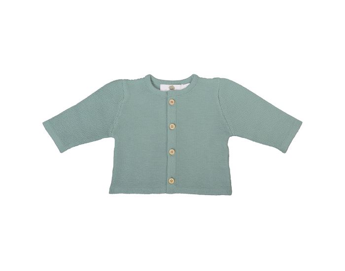 EVEIL ET NATURE Ensemble Brassi�re Pantalon Tricot� - Aqua  (1)