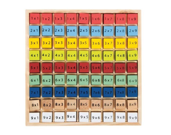 SMALL FOOT COMPANY Table de multiplication color�e - D�s 6 ans (1)