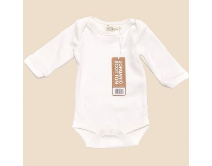 LITTLE GREEN RADICALS Pack de 3 Bodies B�b� en Coton Bio - Cr�me (1)