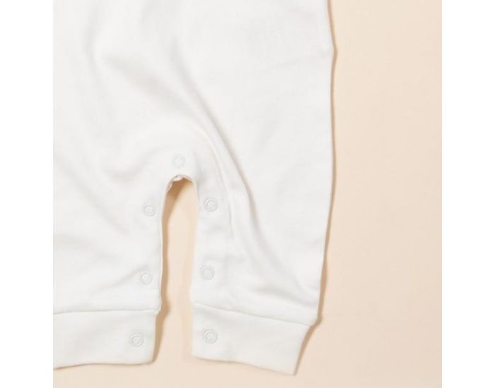 LITTLE GREEN RADICALS Combinaison B�b� en Coton Bio - Blanc (1)
