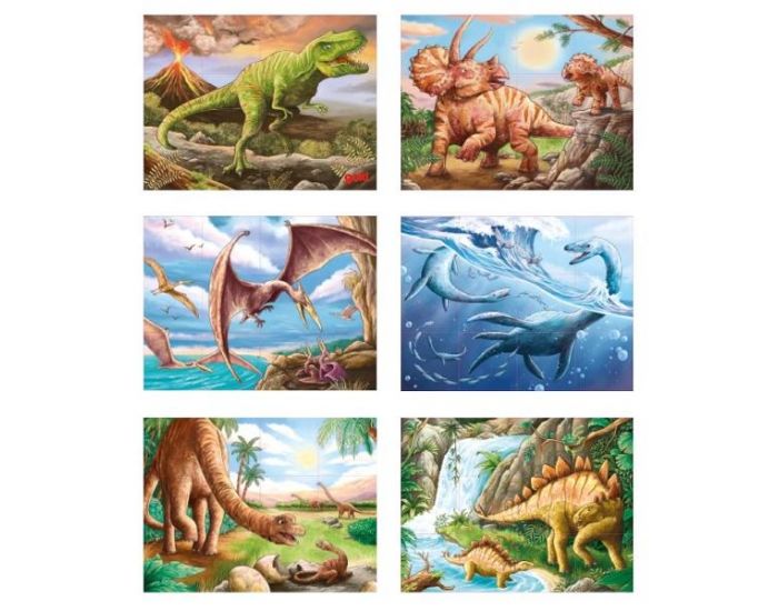 TENDER LEAF TOYS Puzzle de cubes Dinosaure - D�s 3 ans (1)