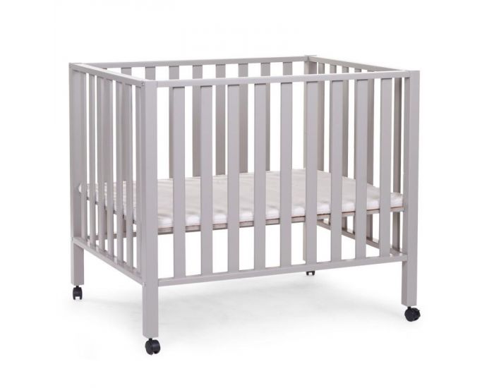 CHILDWOOD Parc B�b� Stone grey 75x95 avec roues (1)