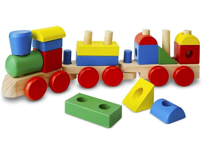 MELISSA & DOUG Train en bois - D�s 2 ans (2)