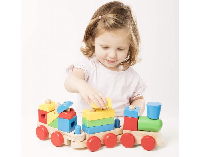 MELISSA & DOUG Train en bois - D�s 2 ans (3)