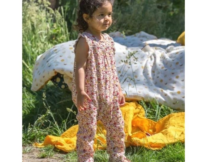 LITTLE GREEN RADICALS Combinaison B�b� Bio - Fleurs (5)