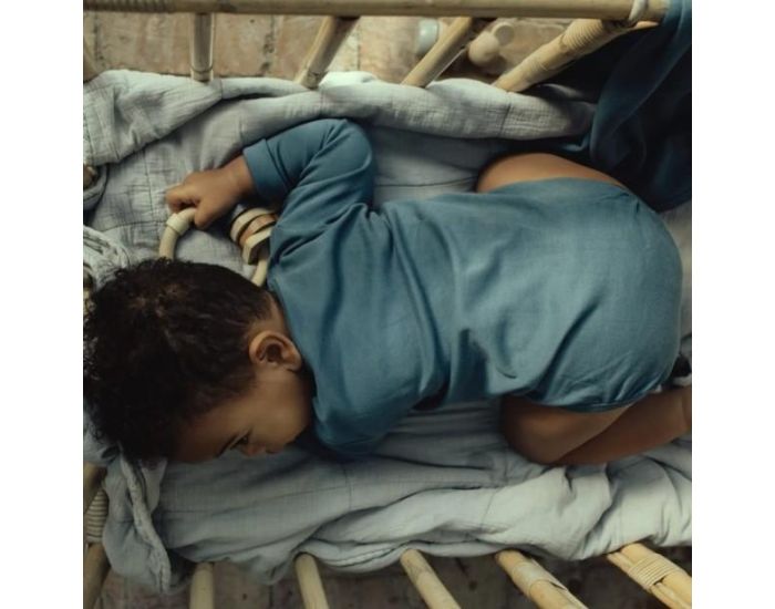 KARIN� Body B�b� en Coton Pima Bio - Bleu (1)