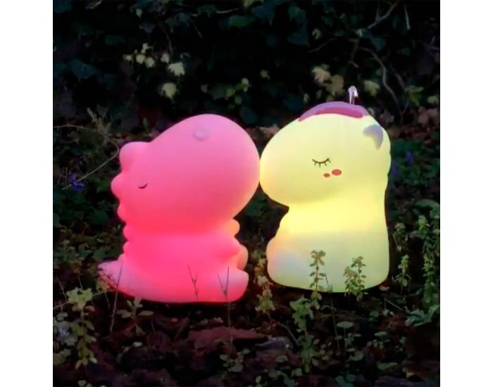 LITTLE L Veilleuse lumineuse Tactile en Silicone - Dino (2)