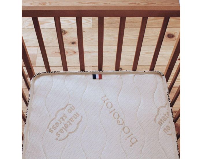 MATELAS NO STRESS Matelas Bb Fibres de Coco et Latex Naturel - 10 cm (3)