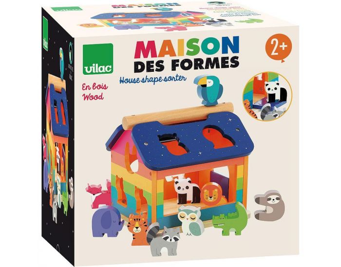 VILAC Maison des Formes Arc-En-Ciel - D�s 2 ans  (2)