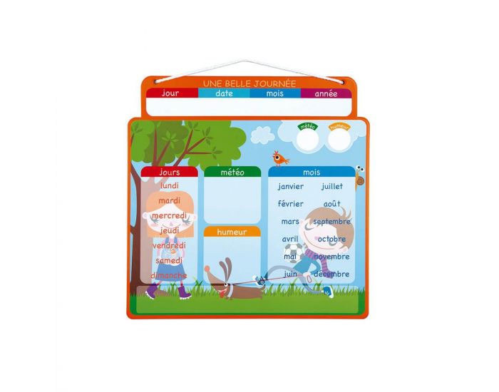 JANOD Agenda Magn�tique Une Belle Journ�e - D�s 3 ans (1)