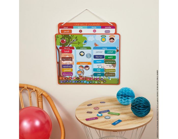JANOD Agenda Magn�tique Une Belle Journ�e - D�s 3 ans (3)