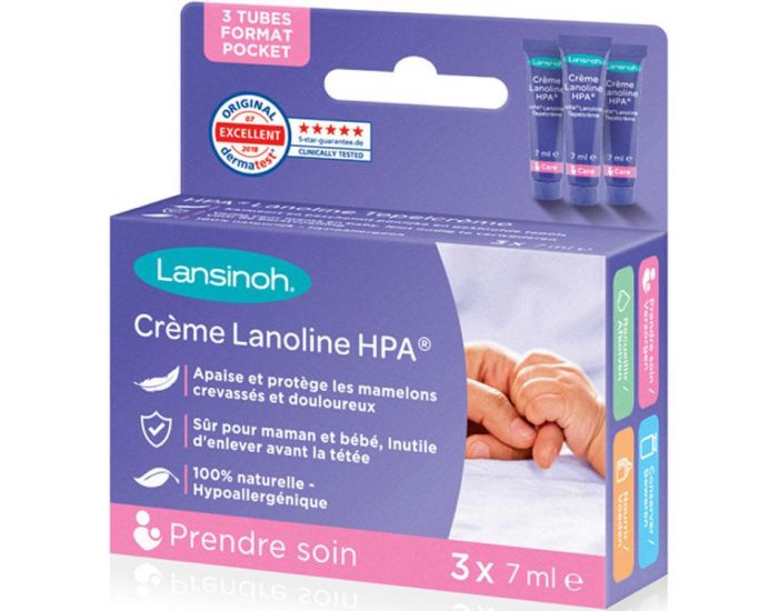 LANSINOH Crème HPA® Lanoline crème protectrice allaitement tube