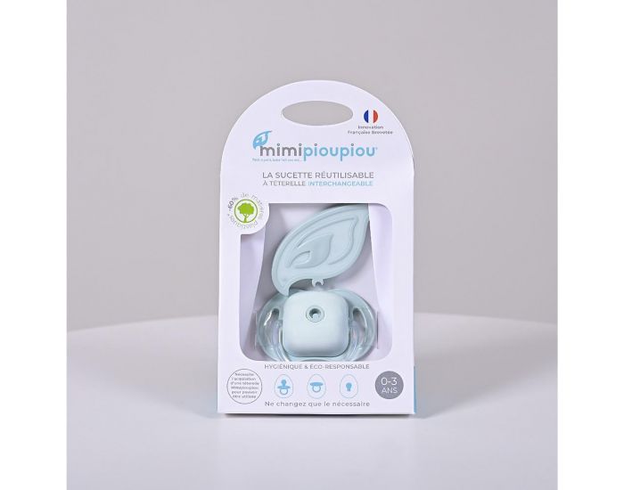 MIMIPIOUPIOU Sucette R�utilisable Ecologique et Hygi�nique - Colors - D�s la Naissance (3)